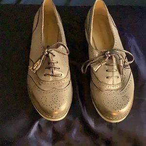 Pewter tassel shoes size 7.5